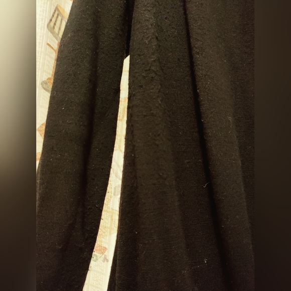 Baton Merino wool cardigan Black - Picture 4 of 5